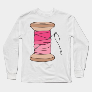 Spool of Thread, Sewing and Quilting Long Sleeve T-Shirt